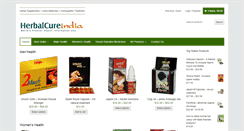 Desktop Screenshot of herbalcureindia.com